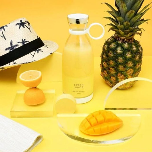 Portable USB Rechargeable Blender Bottle for Smoothies & Fresh Juice