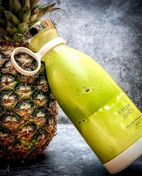 Portable USB Rechargeable Blender Bottle for Smoothies & Fresh Juice